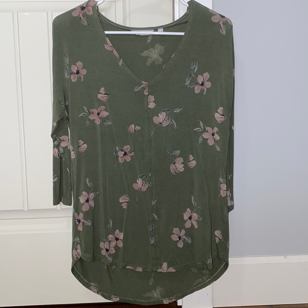 Womens long sleeve top